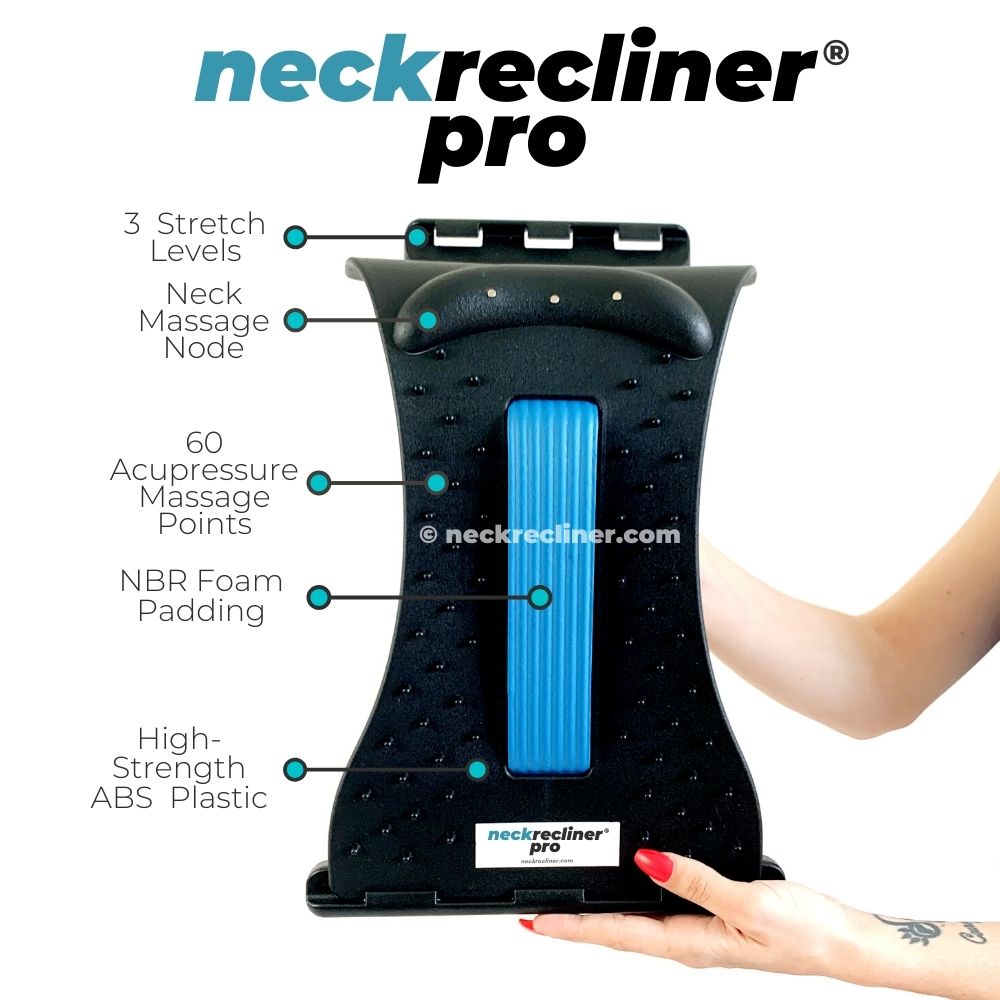 NeckRecliner® DIY Pain-Relief Cervical & Thoracic Stretcher - NeckRecliner